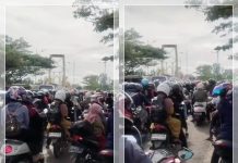 MACET TOTAL! Jembatan Barito Anjir Muara Lumpuh, Arus Jamaah 5 Rajab ke Sekumpul Tak Bergerak