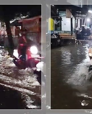 Warga Banjarmasin Terjebak Genangan! Jalan Kelayan B Tergenang Air Hingga Lutut, Tiap Tahun Sama