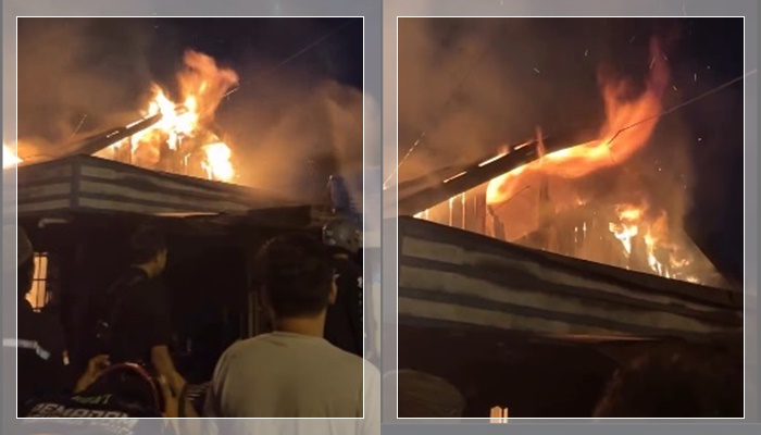 Kebakaran Mengguncang Tanah Bumbu, Sejumlah Bangunan di Simpang Emat Dilahap Si Jago Merah