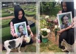 MISTERI DI MAKAM EPY KUSNANDAR! Kucing-Kucing Tiba-Tiba Datang Saat Karina Ranau Ziarah, Netizen: "Pertanda Orang Baik"