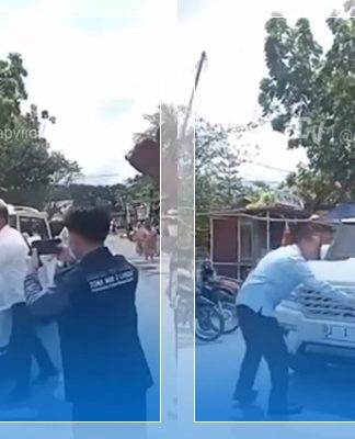 DETIK-DETIK Mobil RI 1 Dihadang Pria Saat Prabowo Tinjau Korban Banjir di Langkat, Petugas Pengamanan Sempat Kewalahan