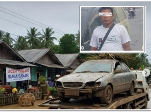 HEBOH! Dugaan Mobil Korban Banjir Dicuri dan Dibawa ke Sumut, Wajah Terduga Penerima Viral di Media Sosial