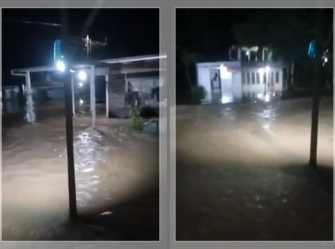 MALAM-MALAM AIR NAIK LAGI! Banjir Kembali Rendam Desa Benteng Pengaron, Jalan dan Rumah Warga Tergenang