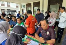 Pengukuran Kebugaran ASN Dinas PUPR Kalsel Digelar dalam Rangka Hari Bakti PU ke-80