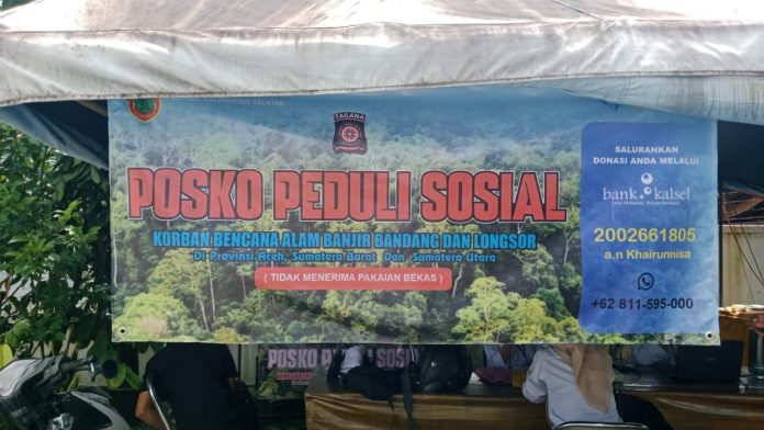 Dinsos Kalsel : Pengumpulan Donasi Harus Ada Izin, Termasuk untuk Banjir Sumatera