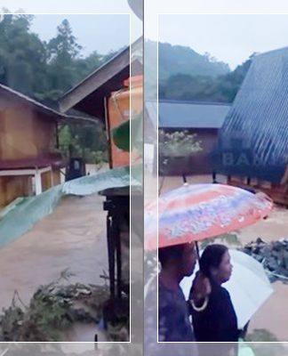 Sungai Amandit Loksado Meluap Usai Hujan Lebat 5 Jam, Glamping Villa Kantawan Lestari Diterjang Banjir