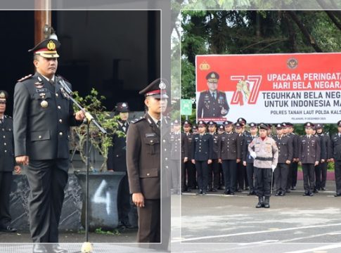 Bela Negara Tak Lagi Angkat Senjata: Polres Tanah Laut Gaungkan Patriotisme Digital di Hari Bela Negara ke-77