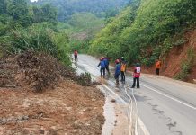Update Lokasi Longsor di Jalan Alternatif Banjarbaru-Batulicin