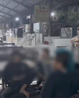 Remaja Mabuk Lem Buat Penjual Pasar Kuliner Martapura Resah