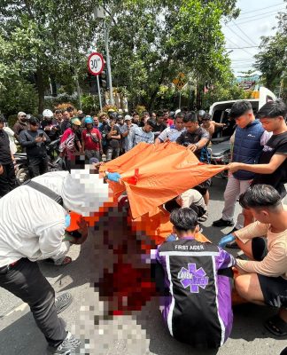 Diduga Gagal Menyalip Truk, Pengendara Tewas di Jembatan Kayutangi