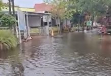 Banjir Masih Genangi Sejumlah Ruas Jalan Komplek Melati Indah dan Simpang Limau Banjarmasin