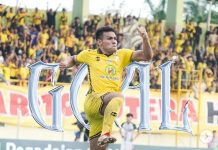 Sundulan Alexsandro Ferreira Samakan Kedudukan Barito Putera 1-1 Lawan Persipura