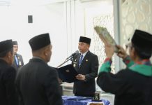 Bupati Tanah Bumbu Lantik 12 Pejabat, Andi Rudi Tegaskan Era Baru Tanpa Jual Beli Jabatan
