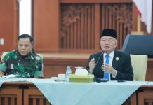 Gubernur Kalsel Pimpin Rakor Persiapan Kunjungan Presiden dan Kesiapsiagaan Bencana Bersama Pangdam XXII Tambun Bungai