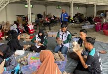 Banjir Kepung Tiga Kecamatan di Tanah Laut, HMI Bantu di Posko Dapur Induk