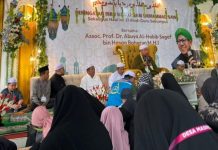 Ratusan Muslimah Hadiri Peringatan Isra Mi’raj dan Haul ke-21 Abah Guru Sekumpul di Masingai II