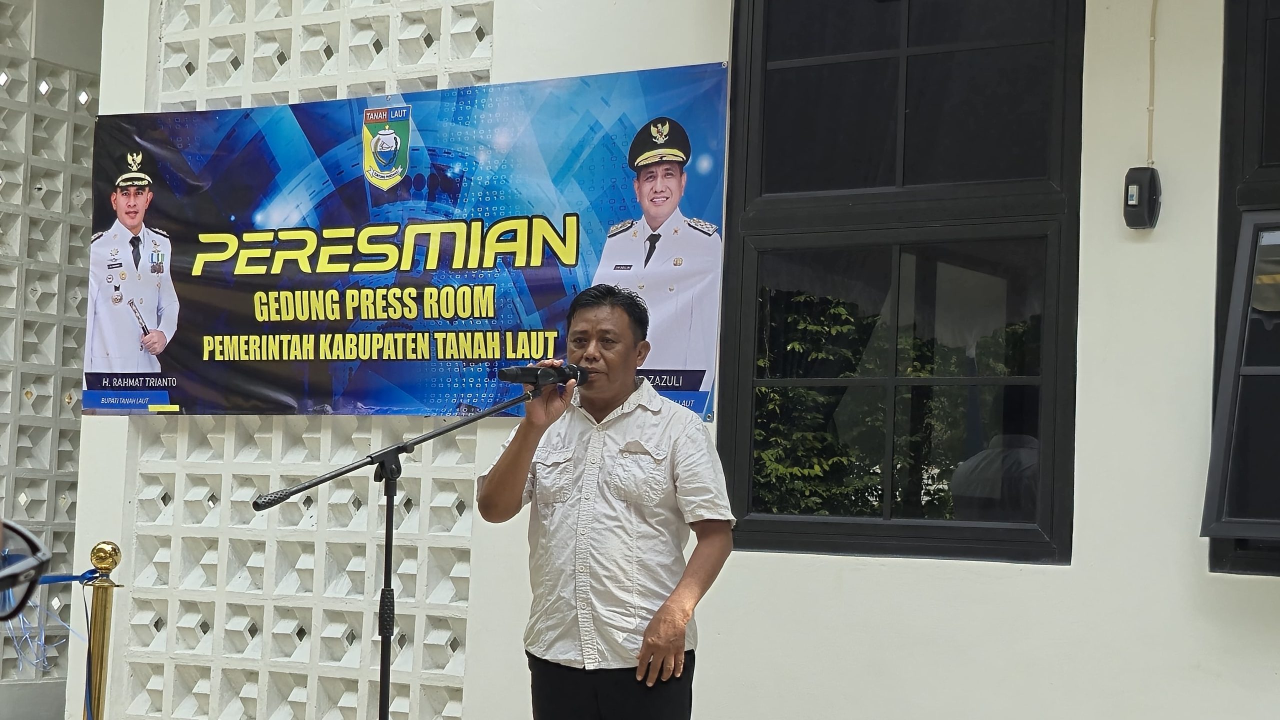 Apresiasi Langkah Pemkab, Insan Pers Tanah Laut Siap Jaga dan Rawat Gedung Press Room