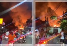 Pesta Tahun Baru Berujung Kebakaran Besar! 10 Villa di Kuta Selatan Terbakar Gegara Kembang Api, Kerugian Rp3 Miliar