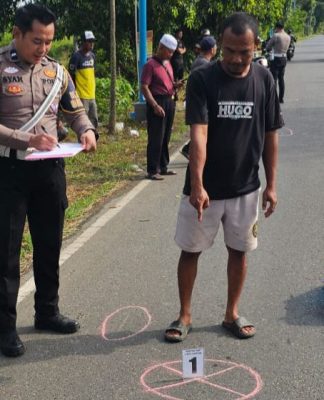 Kecelakaan Pagi di Jalan Lingkar Kapar–Walangsi, Pesepeda Pancal Alami Luka Serius
