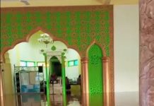 Masih Banjir, Pengurus Masjid di Desa Pembantanan Kabupaten Banjar Tiadakan Salat Jumat