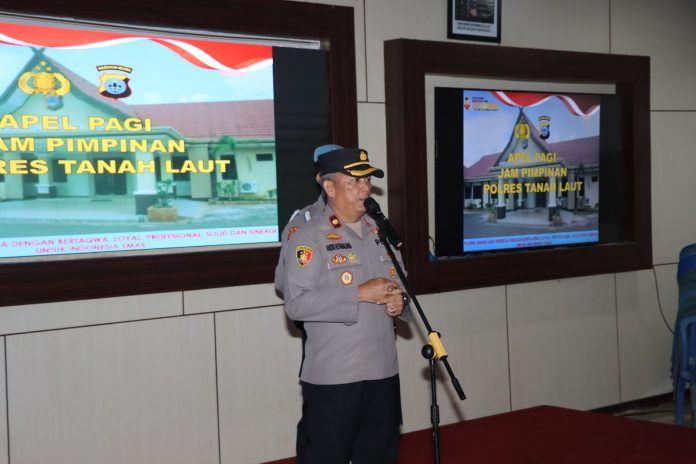 Wakapolres Tanah Laut Keluarkan Warning Keras: Anggota Dilarang Terlibat Judol, Wajib Paham KUHP dan KUHAP Baru