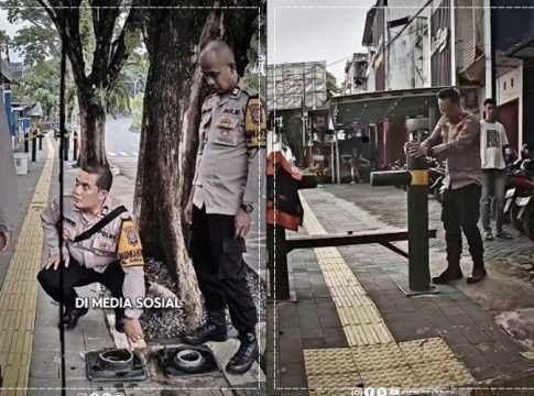 Terungkap! Misteri Hilangnya Bollard Trotoar Banjarbaru, Polisi Bekuk Pelaku yang Beraksi Dini Hari