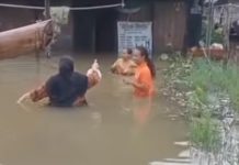 Banjir di Sungai Tabuk Semakin Tinggi, Sebagian Warga Dievakuasi
