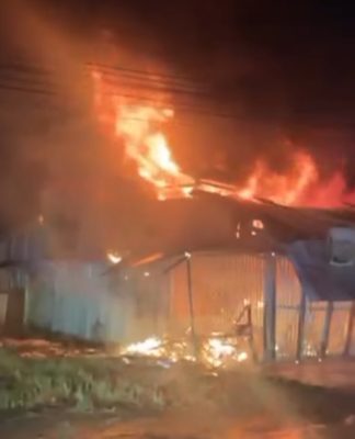 Data Kebakaran di Jalan Trikora, Toko Sembako Terbakar