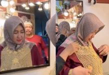 Viral Bu Haji di Banjarmasin Beli Baju Emas