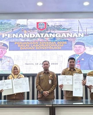 Dinas PUPR Kalsel Gelar Penandatanganan Perjanjian Kinerja Bagi ASN
