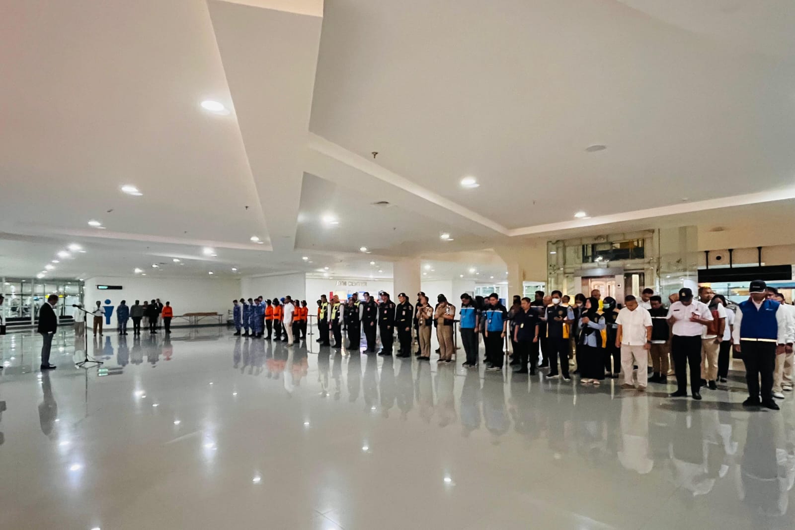 Suasana Apel Penutupan Posko