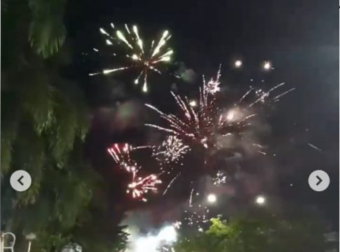 Meski Dilarang Nyalakan Kembang Api Saat Malam Tahun Baru 2026, Sejumlah Warga Kota Banjarmasin Tetap Melakukannya
