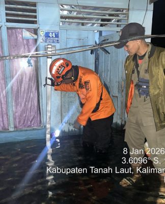 Debit Air di Tanah Laut Mulai Surut, BPBD Ungkap Tren Penurunan TMA di Tiga Kecamatan