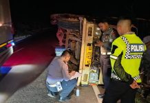 Tragedi Berdarah di Tikungan Jilatan: Tabrakan Beruntun Tiga Truk Renggut Dua Nyawa
