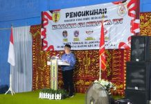 Bupati HST Hadiri Pengukuhan Balakar 654 Murakata, Relawan Diminta Utamakan Keselamatan