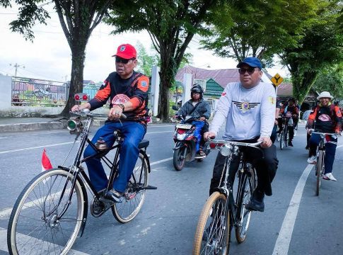 Gowes Nostalgia, Onthelis se Kalsel Padati Hulu Sungai Tengah