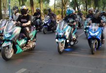 Lebih dari 60 Rider &amp; Kaluarga Hadir! Yamaha Synergy Ride Banjarmasin Satukan Aerox, NMAX, XSR, dan R15