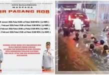 WASPADA ROB DI BANJARMASIN 31 Januari–3 Februari 2026, BPBD Imbau Warga Siaga Air Pasang