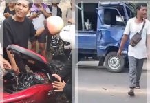 Pikap Adu Kuat dengan Motor di Tikungan Pamangkih HST, Tiga Orang Jadi Korban