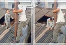 VIRAL! Aksi Kejar-kejaran Pelaku Curanmor dengan Aparat! Panjat Atap Rumah Demi Kabur dari Amukan Warga