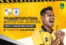 Info Harga dan Link Pembelian Online Tiket Barito Putera vs Persipura Jayapura