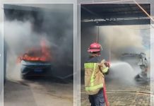 HEBOH! Mobil Listrik Diduga Milik Gubernur Sumut Bobby Nasution Terbakar, Damkar: Memadamkan Tak Bisa Sembarangan