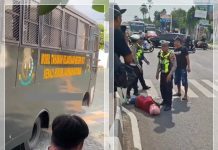VIRAL! Mobil Tahanan Kejari Tabrak Emak-Emak Pengendara Motor, Langsung Pergi Tinggalkan Korban