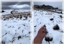 Papua Membeku! Hujan Salju Turun di Grasberg Freeport, Suhu Anjlok hingga Minus 3 Derajat