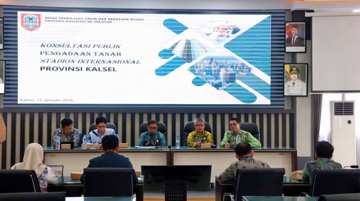 Rp 65 Miliar untuk Pembebasan Lahan Stadion Internasional, Dinas PUPR Kalsel Gelar Konsultasi Publik