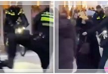 VIRAL! Polisi Belanda Diduga Pukul dan Tendang Dua Wanita Muslim, Aksi Protes Besar-besaran Pecah di Utrecht