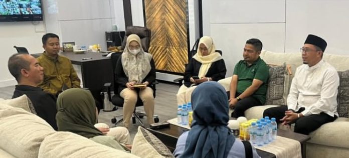 Kadis PUPR Kalsel Sambut Hangat Kepala Kanwil BPN Kalsel
