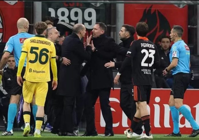 AC Milan Rugi Teknis Usai Lawan Como, Allegri Diusir dan Pemain Cedera