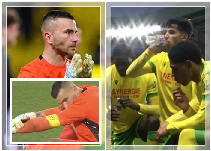 VIRALl! Kiper Nantes Anthony Lopes Pura-pura Cedera demi Rekan Setim yang Muslim Buka Puasa