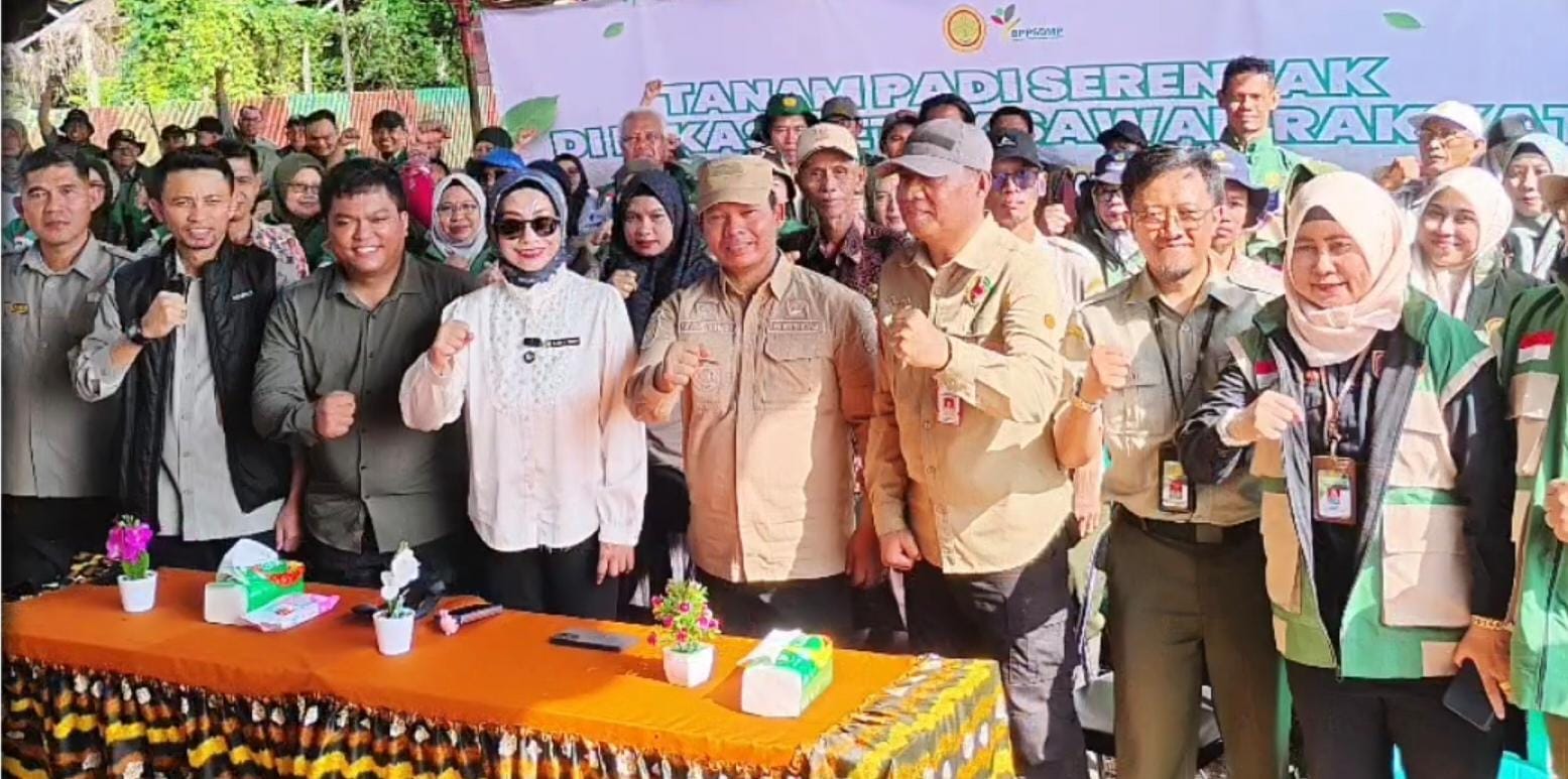 Tanah Laut Masuk Top 5 Nasional Cetak Sawah Rakyat, 35 Hektare di Takisung Resmi Ditanami